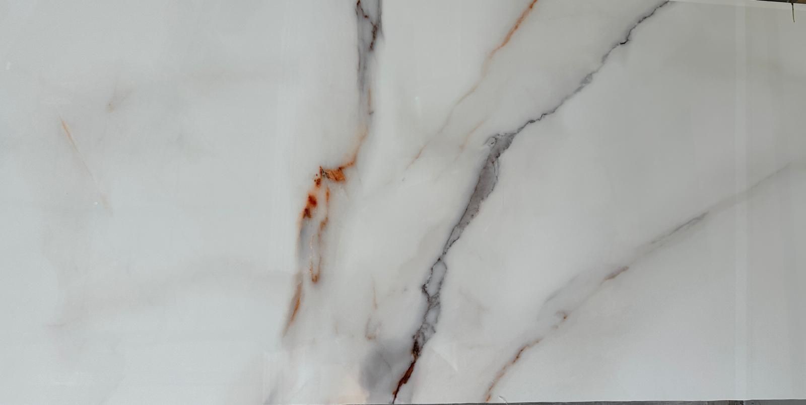T- 3003 White-Grey Marble with Red Smudges 